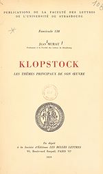 Télécharger le livre :  Klopstock