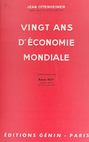 Téléchargez le livre :  Vingt ans d'économie mondiale