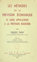 Télécharger le livre :  Les méthodes de la prévision économique et leurs applications à la prévision boursière
