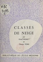 Télécharger le livre :  Classes de neige