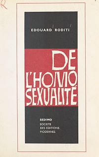 Téléchargez le livre :  De l'homosexualité