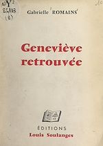 Télécharger le livre :  Geneviève retrouvée