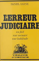 Télécharger le livre :  L'erreur judiciaire