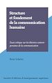 Télécharger le livre :  Structure et fondement de la communication humaine