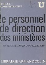 Télécharger le livre :  Le personnel de direction des ministères