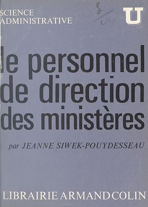 Téléchargez le livre :  Le personnel de direction des ministères