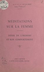 Télécharger le livre :  Méditations sur la femme