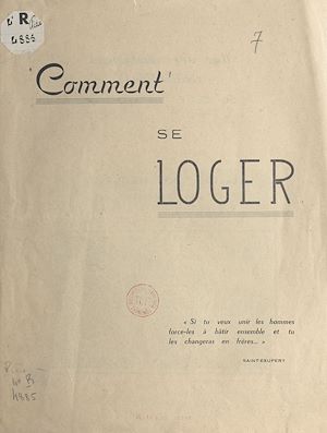 Téléchargez le livre :  Comment se loger