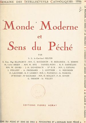 Téléchargez le livre :  Monde moderne et sens du péché