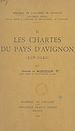 Télécharger le livre :  Les chartes du pays d'Avignon, 439-1040