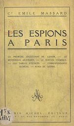 Download this eBook Les espions à Paris