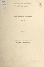 Télécharger le livre :  Position de la République togolaise vis-à-vis du planning familial