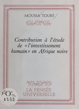 Download the eBook: Contribution à l'étude de l'investissement humain en Afrique noire