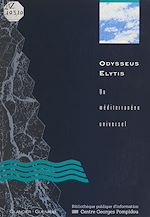Télécharger le livre :  Odysseus Elytis : un méditerranéen universel