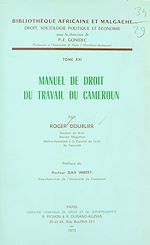 Télécharger le livre :  Manuel de droit du travail du Cameroun