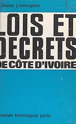 Télécharger le livre :  Lois et décrets de Côte-d'Ivoire