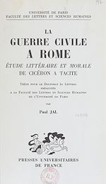 Télécharger le livre :  La guerre civile à Rome