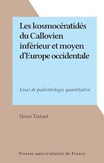 Télécharger le livre :  Les kosmocératidés du Callovien inférieur et moyen d'Europe occidentale