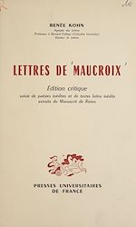 Télécharger le livre :  Lettres de Maucroix