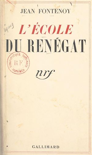 Téléchargez le livre :  L'école du renégat