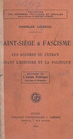 Télécharger le livre :  Saint-Siège et fascisme