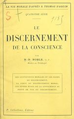 Télécharger le livre :  Le discernement de la conscience