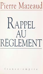 Download this eBook Rappel au règlement