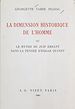 Télécharger le livre :  La dimension historique de l'homme