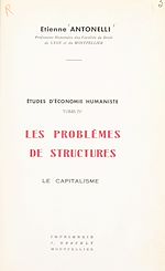 Télécharger le livre :  Études d'économie humaniste (4)