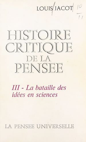 Download the eBook: Histoire critique de la pensée (3)