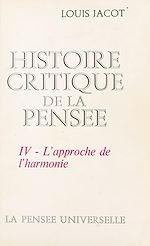 Download this eBook Histoire critique de la pensée (4)