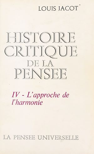 Download the eBook: Histoire critique de la pensée (4)