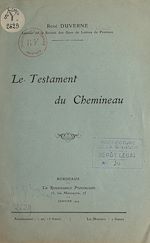 Télécharger le livre :  Le testament du Chemineau