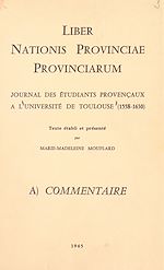 Télécharger le livre :  Liber nationis Provinciae provinciarum