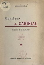 Télécharger le livre :  Monsieur de Cariniac