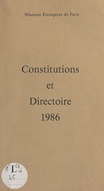 Télécharger le livre :  Constitutions et Directoire 1986
