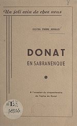 Télécharger le livre :  Donat en Sabranenque