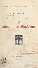 Télécharger le livre :  Le monde des musiciens
