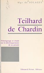 Download this eBook Teilhard de Chardin