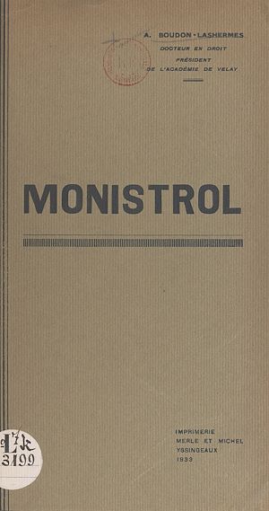Téléchargez le livre :  Monistrol