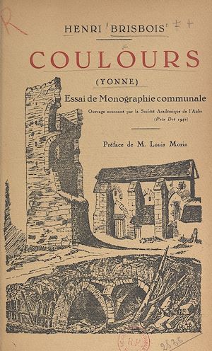 Téléchargez le livre :  Coulours, Yonne