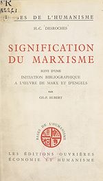 Télécharger le livre :  Signification du marxisme