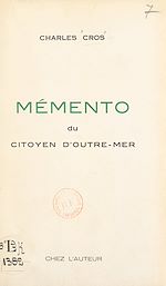Télécharger le livre :  Mémento du citoyen d'outre-mer
