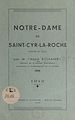 Télécharger le livre :  Notre-Dame de Saint-Cyr-La-Roche