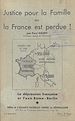 Télécharger le livre :  Justice pour la famille ou la France est perdue !