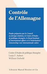 Télécharger le livre :  Contrôle de l'Allemagne
