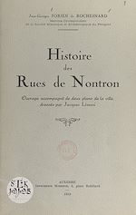 Télécharger le livre :  Histoire des rues de Norton