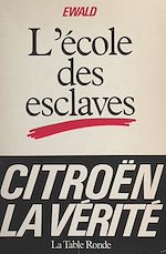 Télécharger le livre :  L'école des esclaves