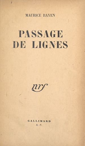 Téléchargez le livre :  Passage de lignes