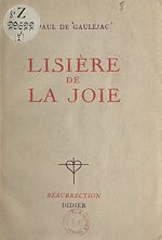 Télécharger le livre :  Lisière de la joie